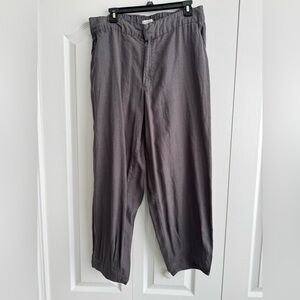 Women’s Rachel Zoe Linen Gray Casual Pants Size XL